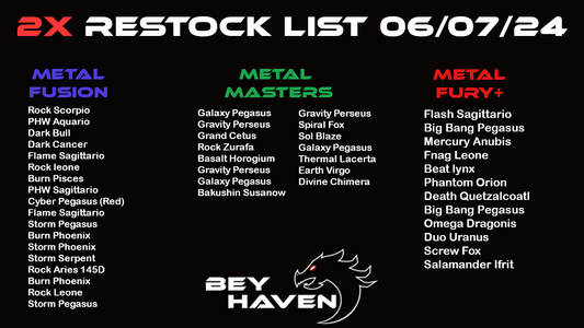 2x June 7th Restock List!