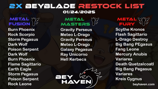 January 24th 2x Restock List!