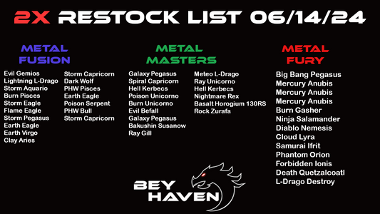 2x June 14th Restock List!