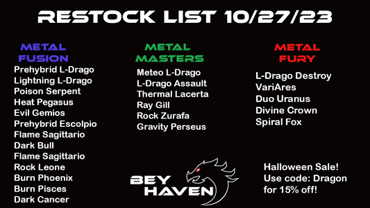 October 27th Restock!