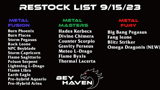September 15th Restock!