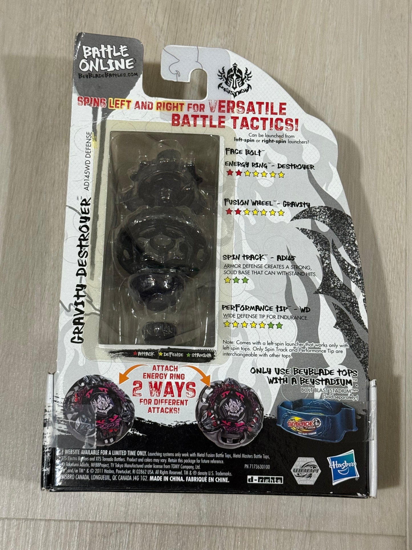 NIB Gravity Perseus AD145WD - Hasbro