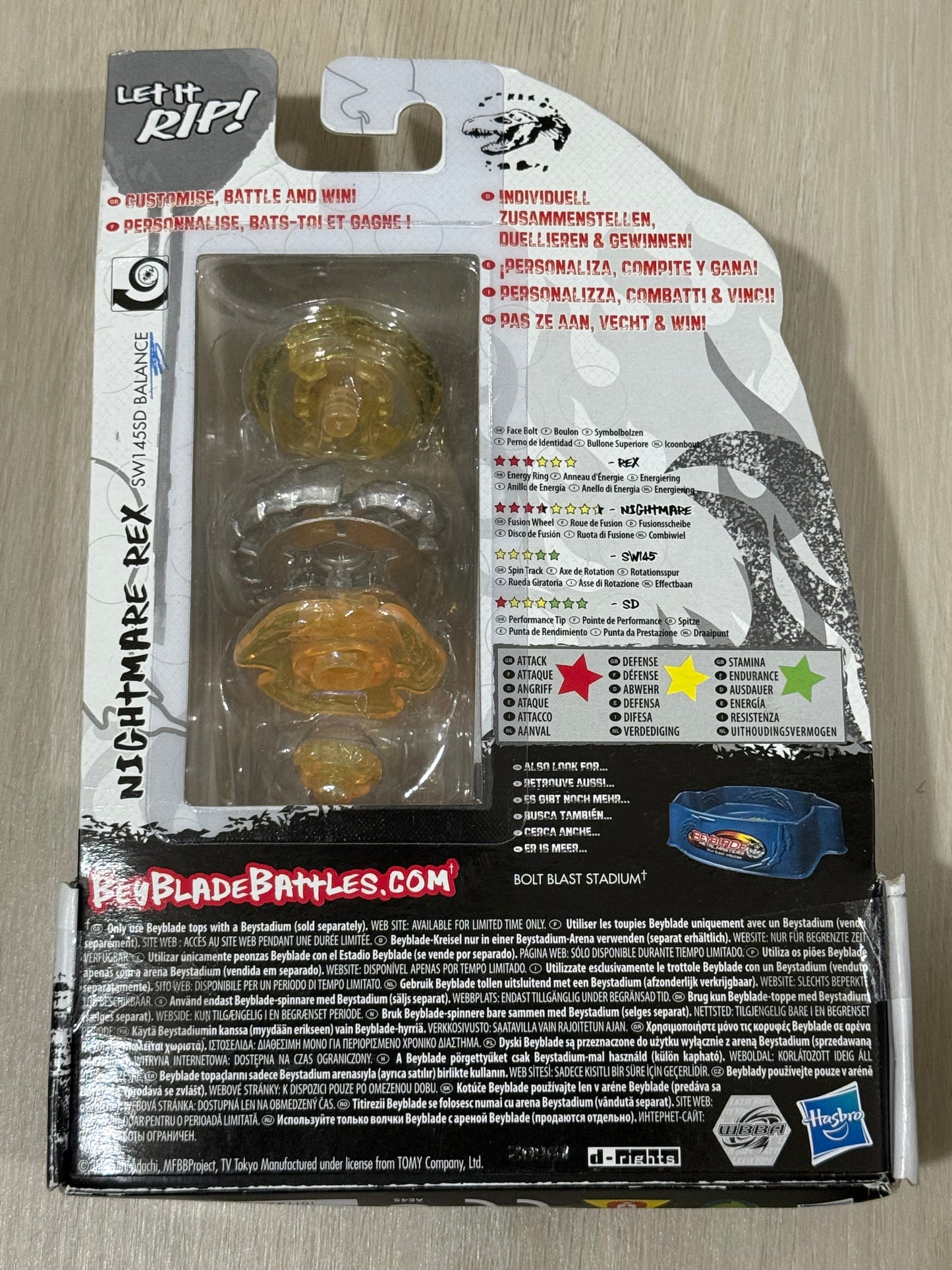 NIB Nightmare Rex SW145SD - Hasbro