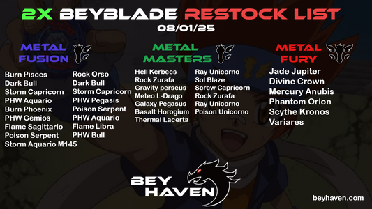 August 1st 2x Restock List!