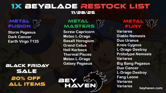 Black Friday Sale / Restock List! All orders automatically 20% off!