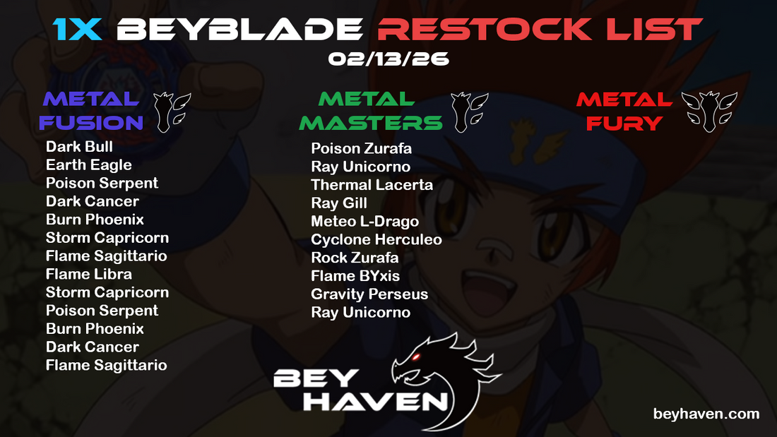 February 13th Restock List!