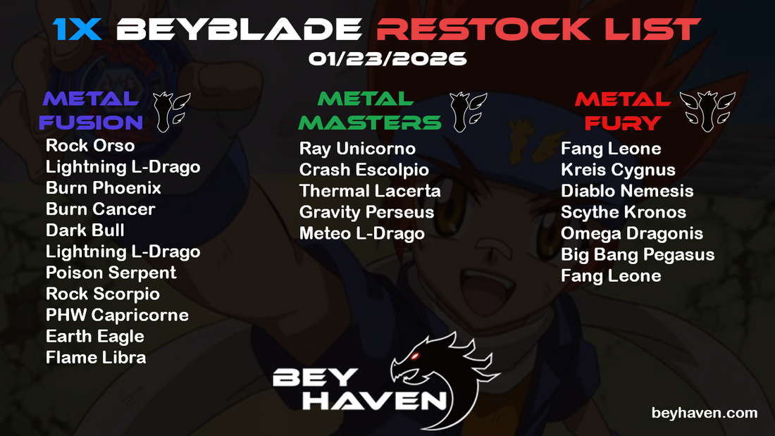 January 23rd Restock List!