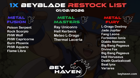 January 2nd 1x Restock List!