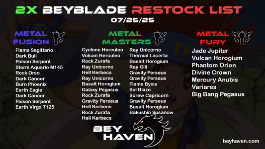 July 25th 2x Restock List!