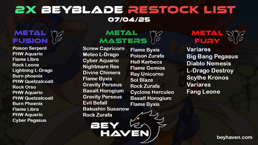 July 4th 2x Restock List