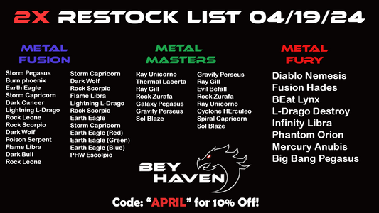2x April 19th Restock!