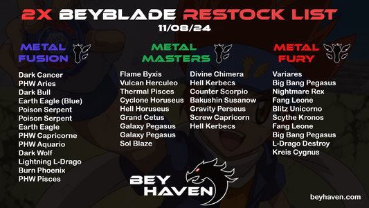 November 8th 2x Restock List!