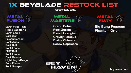 September 12th 1x Restock List!