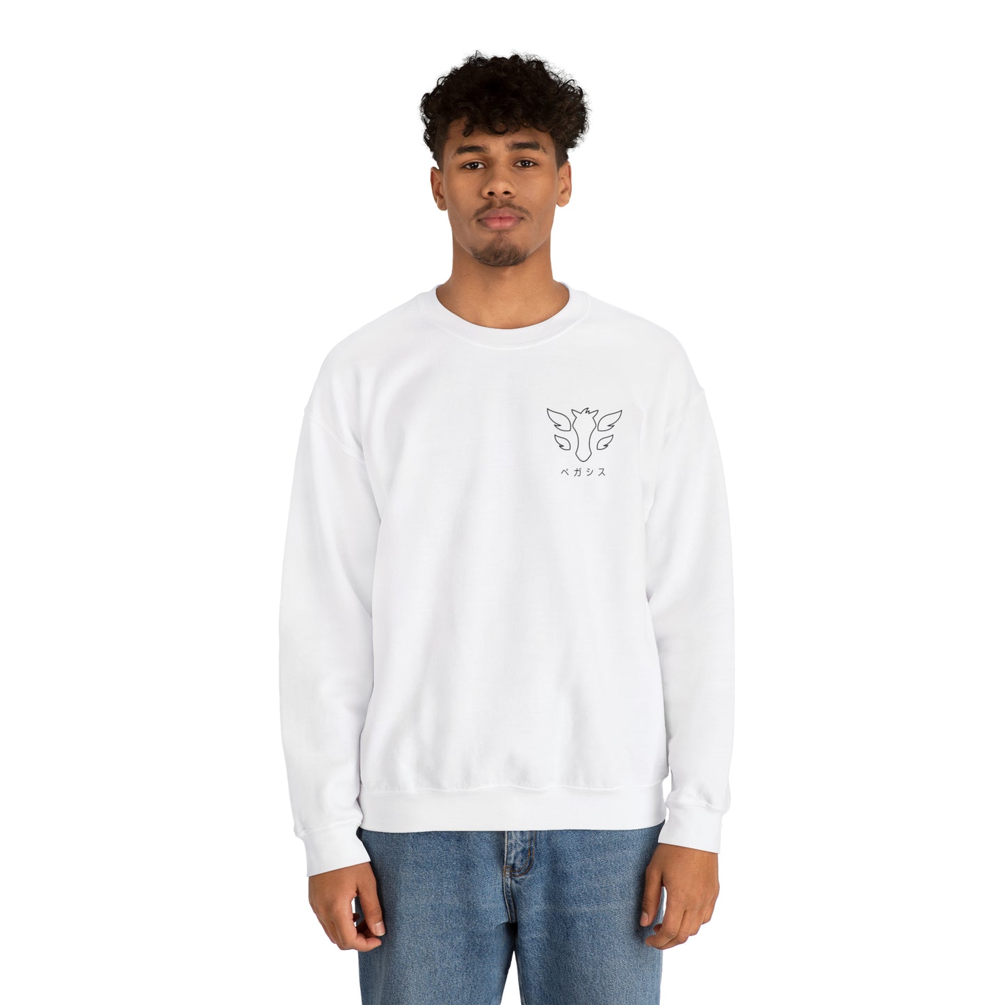 Pegasus Katakana Crewneck Shirt