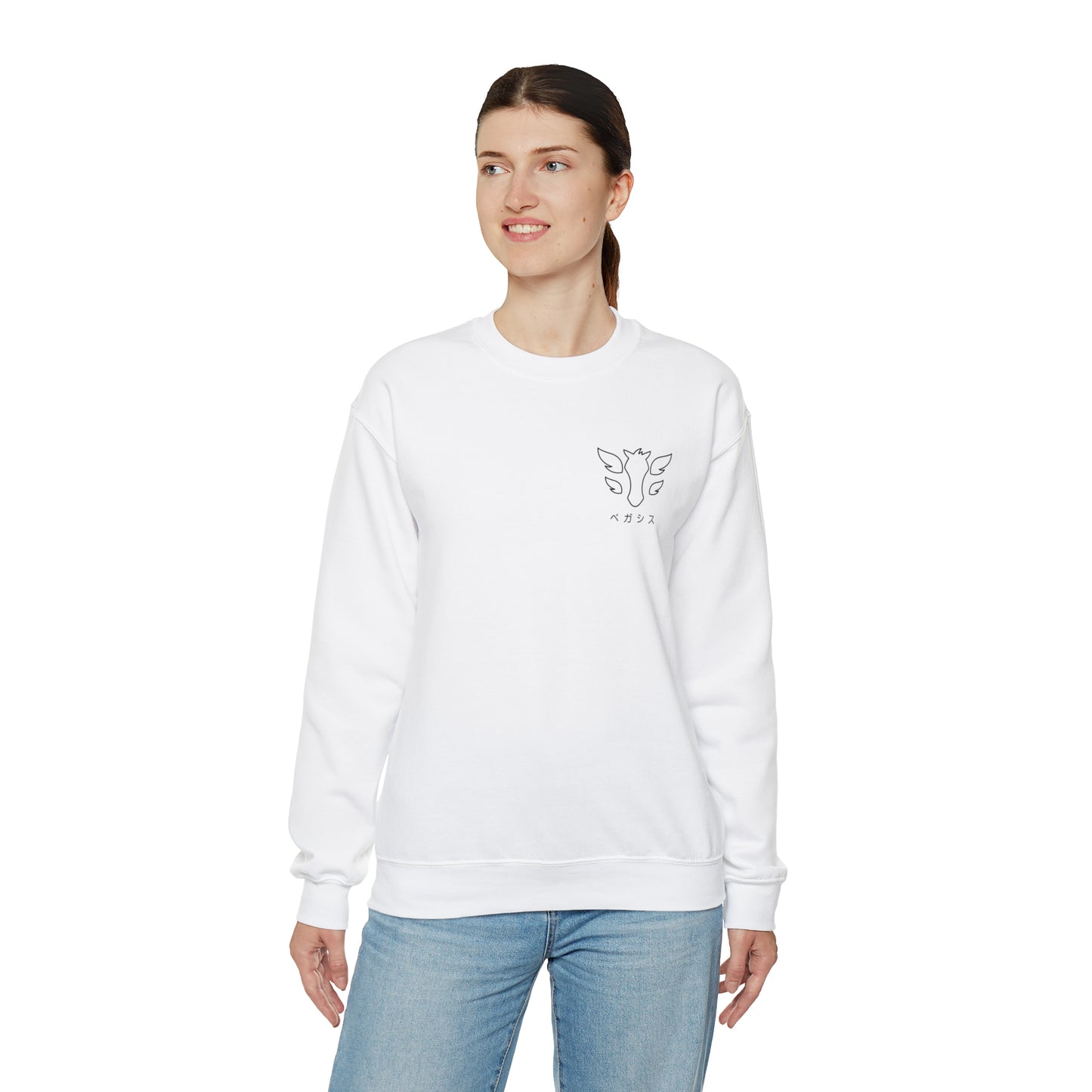 Pegasus Katakana Crewneck Shirt