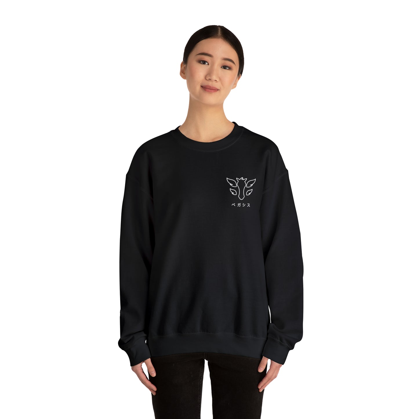 Pegasus Katakana Crewneck Shirt