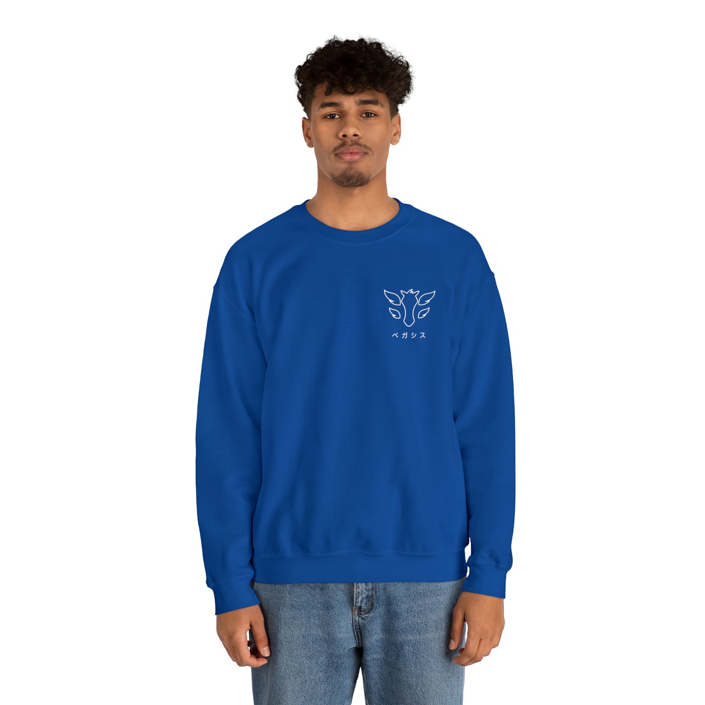 Pegasus Katakana Crewneck Shirt