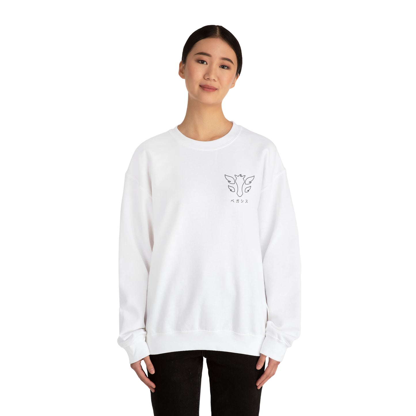 Pegasus Katakana Crewneck Shirt