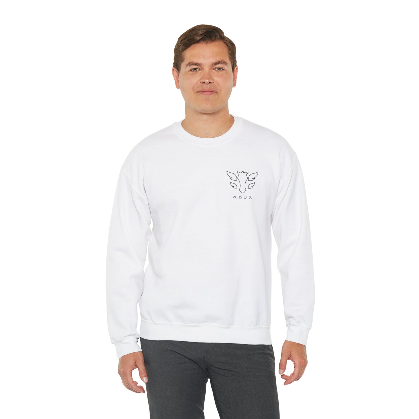 Pegasus Katakana Crewneck Shirt