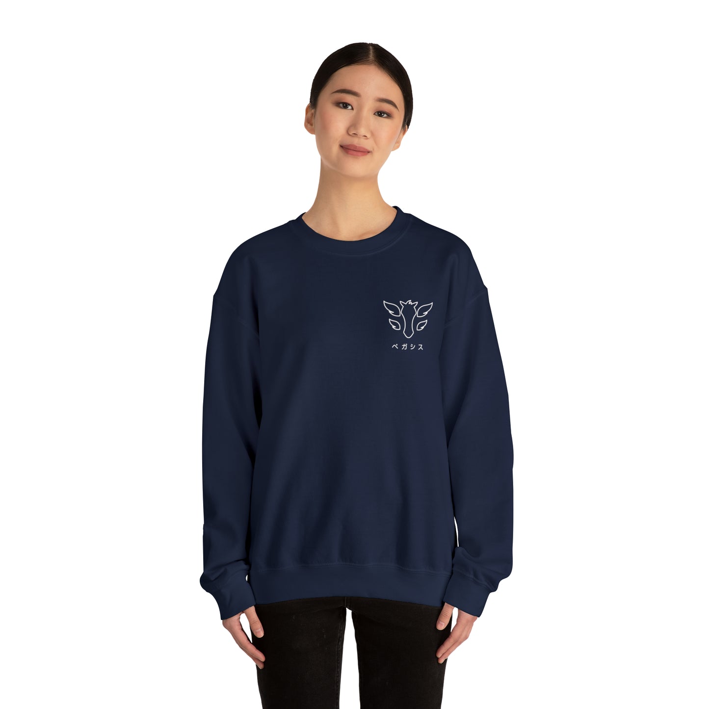 Pegasus Katakana Crewneck Shirt