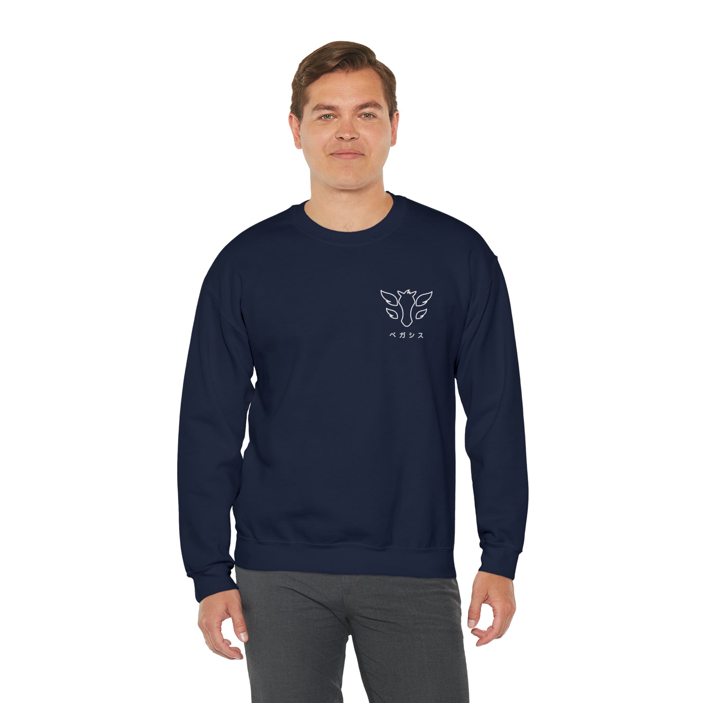 Pegasus Katakana Crewneck Shirt