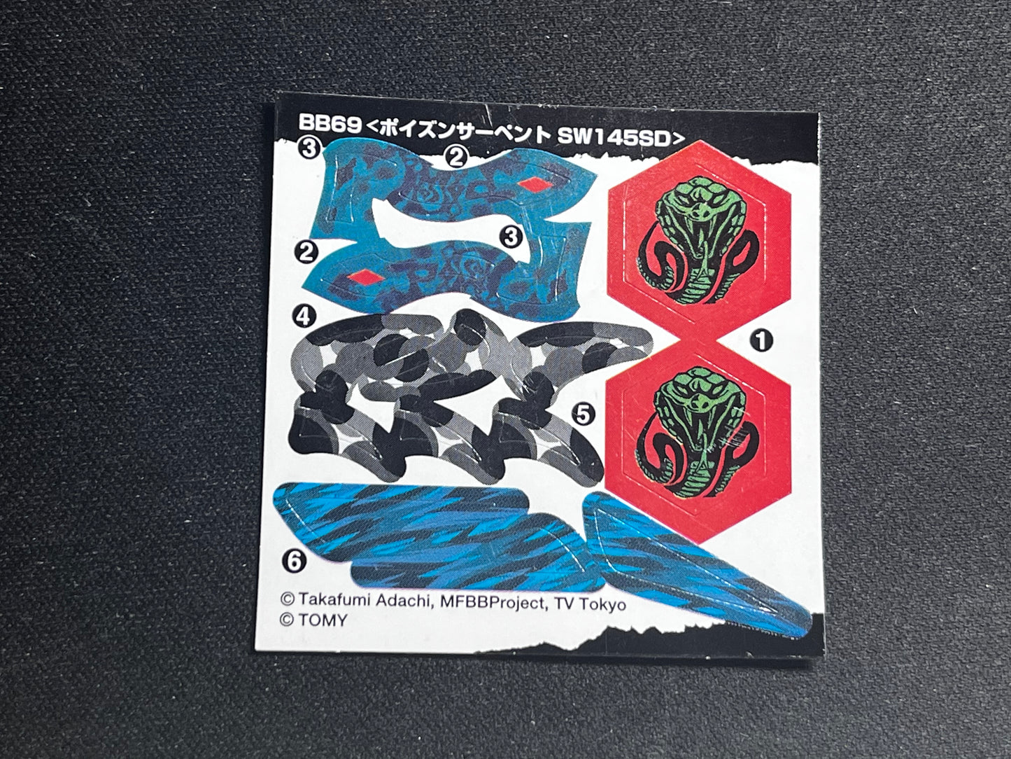 Beyblade Stickers - Takara Tomy