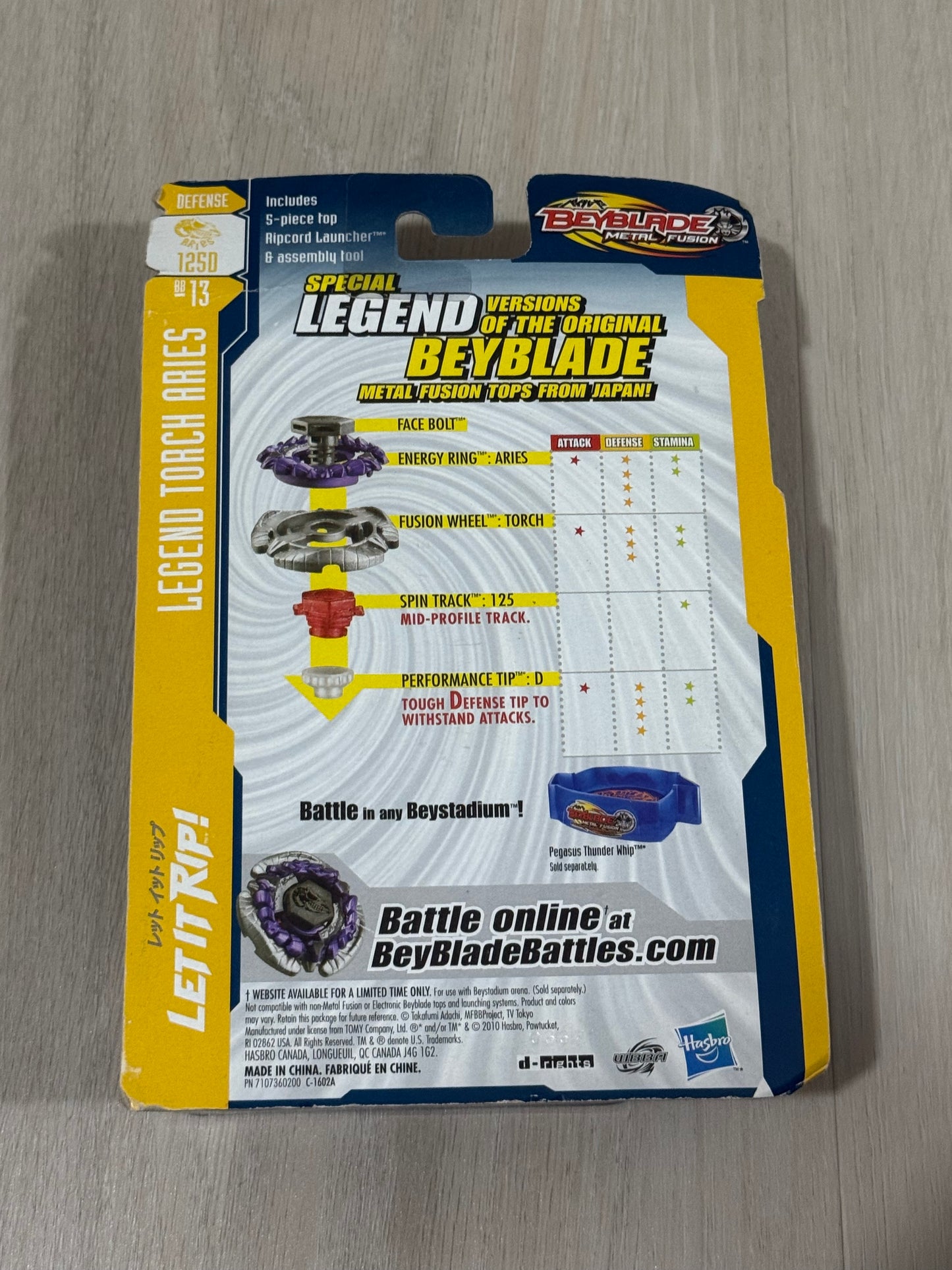 NIB Torch Aries 125D - Hasbro