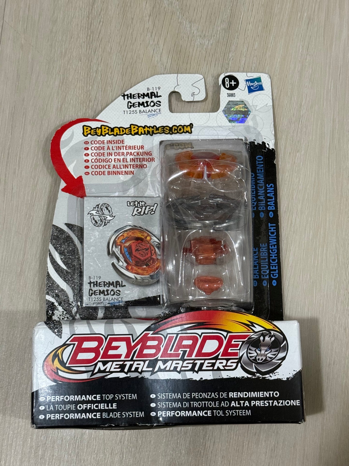 NIB Thermal Gemios T125S - Hasbro