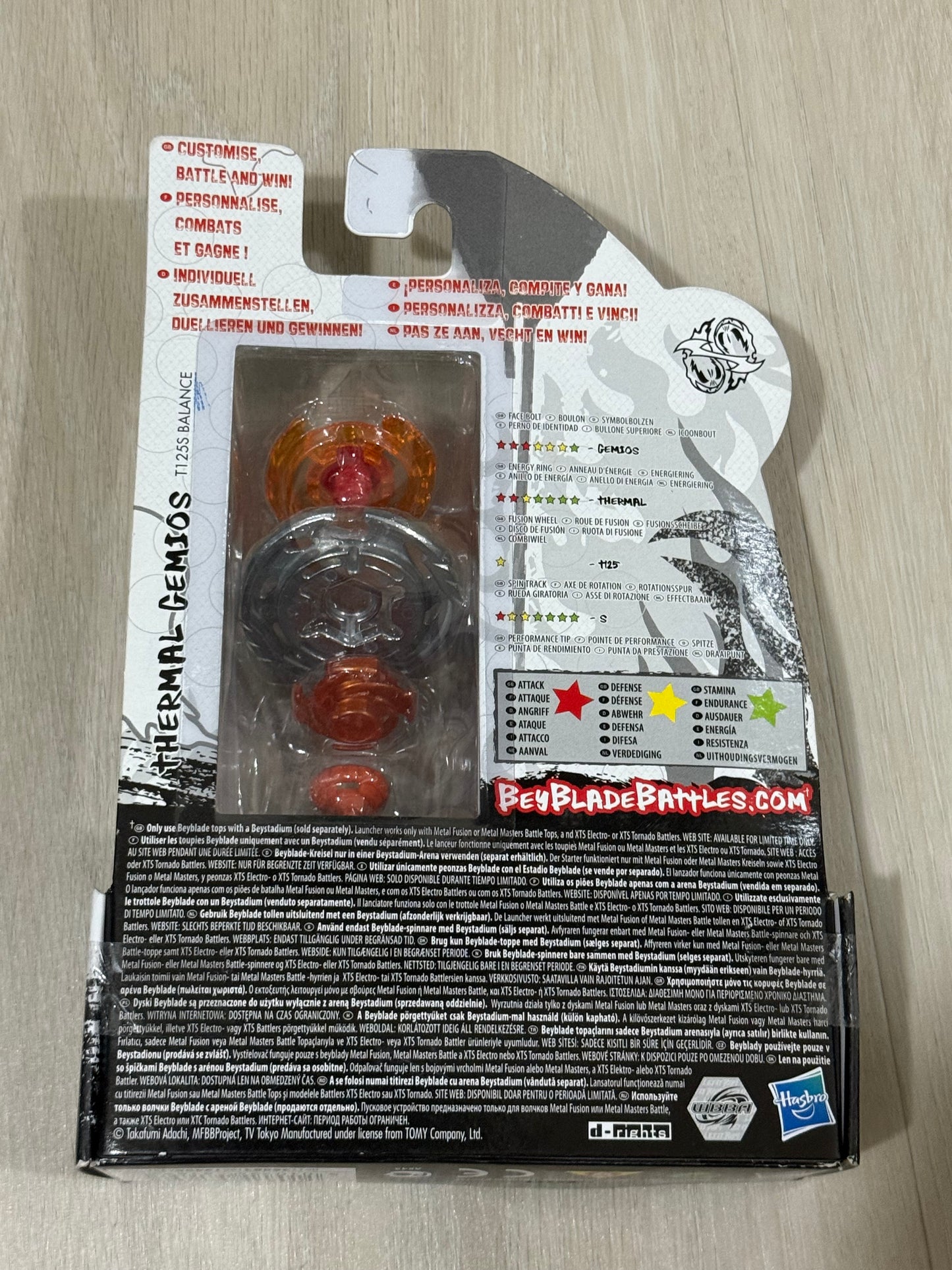 NIB Thermal Gemios T125S - Hasbro