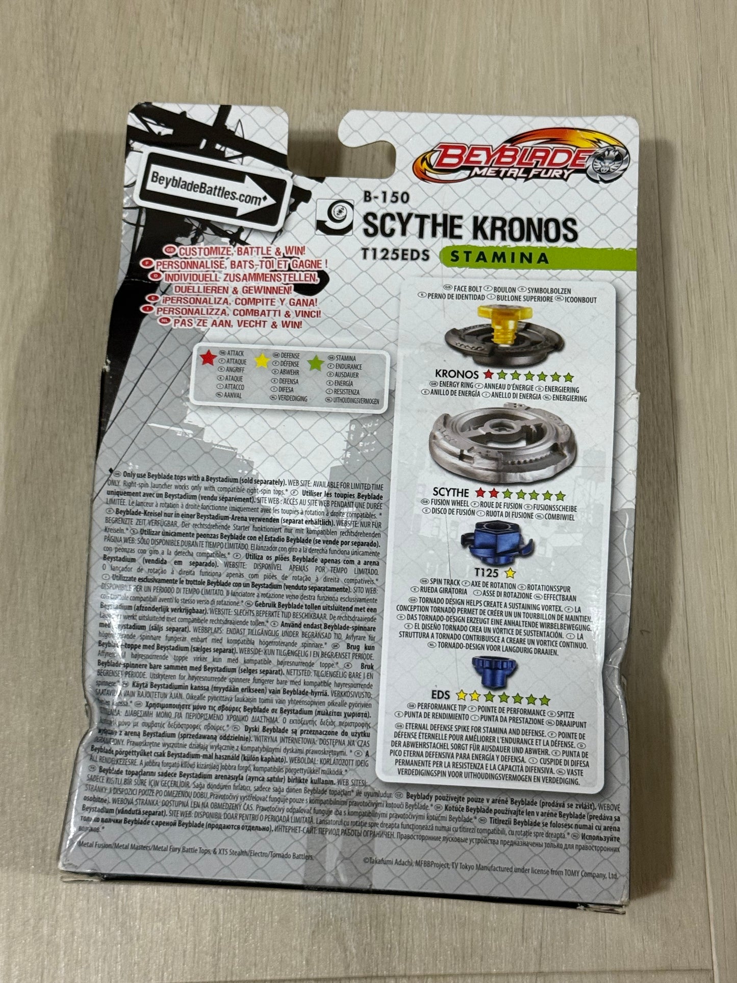 NIB Scythe Kronos T125EDS - Hasbro