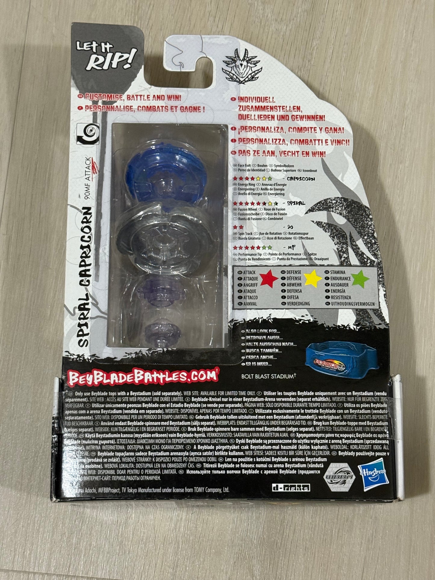 NIB Spiral Capricorn 90MF - Hasbro