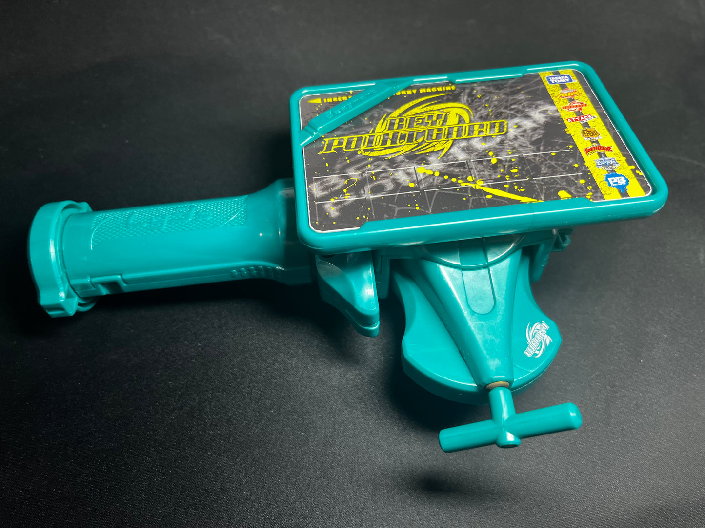 WBBA Teal 3 Segment Launcher Grip + Right String Launcher - Takara Tomy