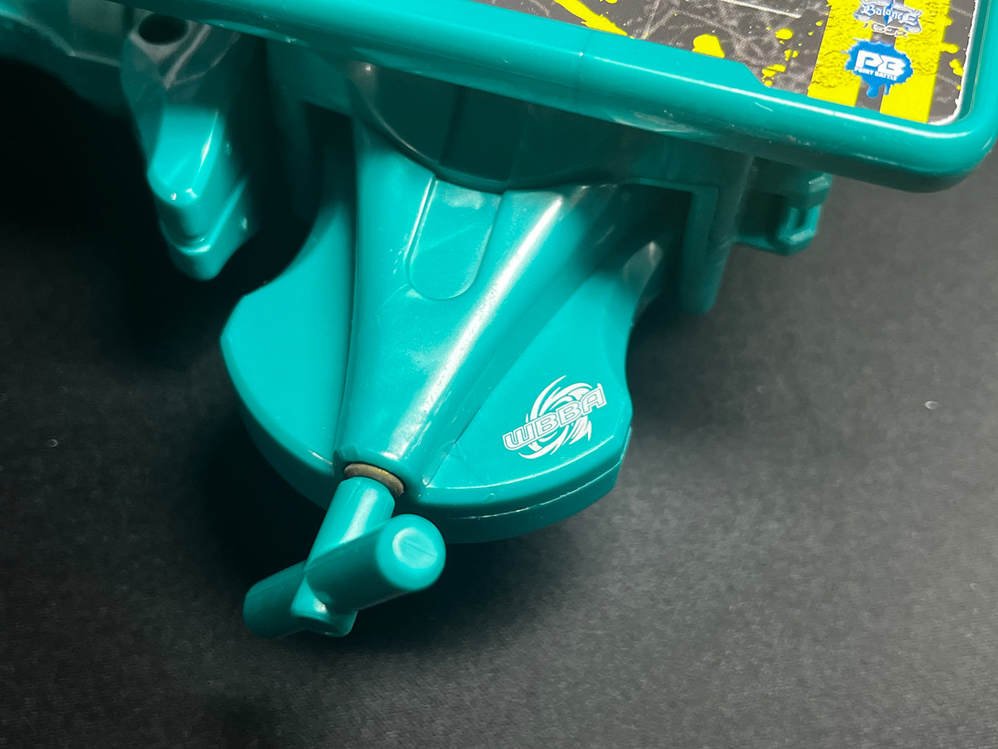 WBBA Teal 3 Segment Launcher Grip + Right String Launcher - Takara Tomy